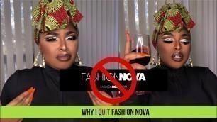 'WHY I QUIT WORKING FOR FASHION NOVA + THEY TRIED TO SCAM ME 