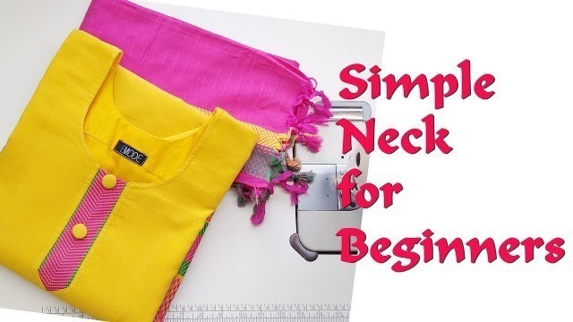 'Simple neck design for beginners EMODE'