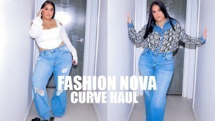 'Why Fashion Nova Jeans are the best! Fashion nova curve try on haul 2020 / Nelly Toledo'
