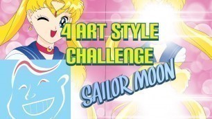 '4 Art Style Challenge - Sailor Moon 