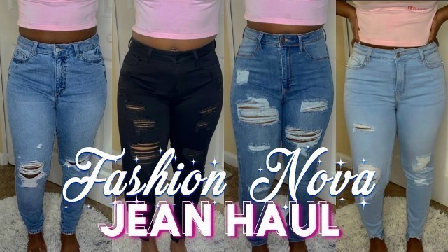 'FASHION NOVA JEANS/DENIM TRY ON HAUL 2021 | SIZE 9'