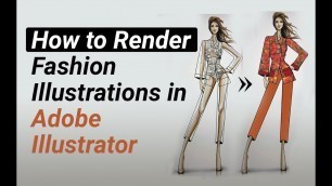 'How to Render Fashion Illustrations in Adobe Illustrator'