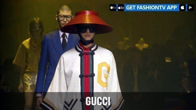 'Milan Fashion Week Spring/Summer 2018 - Gucci | FashionTV'