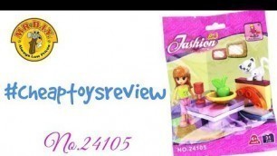 '[Cheap Toys Review] Fashion Girls - (No.24105) | A Girl with her cat having dinner together'
