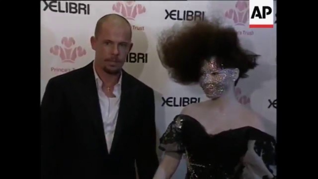 'Björk and Alexander Mcqueen after Fashion Rocks, October 15 2003.'
