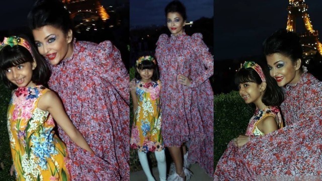 'Aishwarya Rai Bachchan looks so Happy with daughter Aaradhya at Loreal Fashion Week'