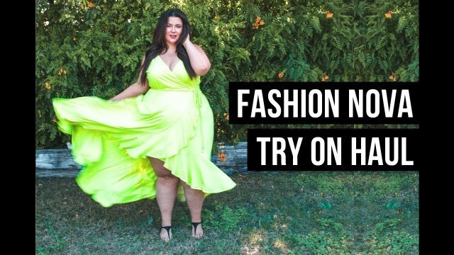 'PLUS SIZE FASHION TRY ON HAUL | FASHION NOVA CURVE SUMMER DRESSES | Sometimes Glam'