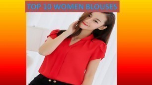 'Top 10 Women\'s Blouses 2017 .'