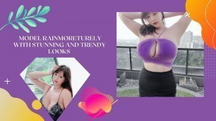 'Asian Plus Size Bold Model rainmoreturely With Stunning and Trendy Looks| InstaWorld #Taiwan​'