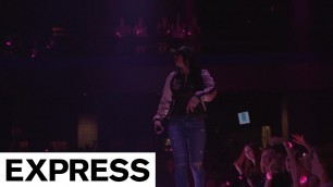 'Charli XCX live at the Karlie Kloss x Express Runway Show'