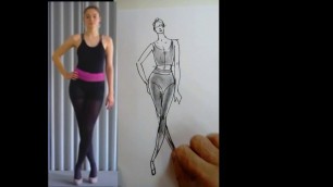 '.Fashion illustration  :fashion figure drawing for beginners.The easy way !'