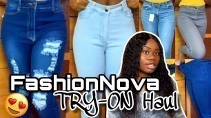 'Are Fashion Nova Jeans Worth It !? TRY ON HAUL (Size 9)'