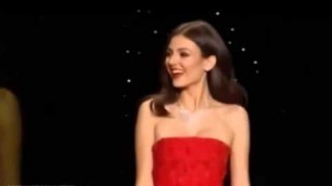 'Red Dress Fashion Show - Victoria Justice'