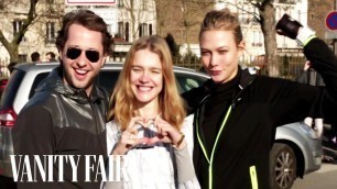 'Karlie Kloss and Natalia Vodianova Run Half-Marathon During Paris Fashion Week'