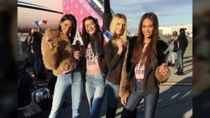 'As Angels da Victoria\'s Secret pegam vôo para o VS Fashion show 2016 em Paris | Instagram \'s Angels'