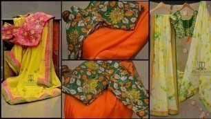 'Latest Designer Blouse Designs For Silk & Fancy Sarees- Beautiful Blouses 2017 with Number'