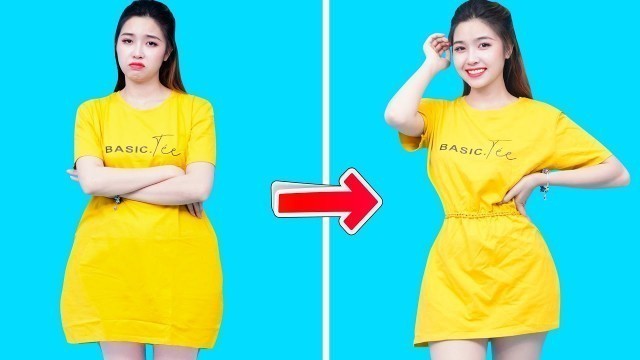'BEST TRICKS FOR CLOTHES | Easy Clothes Hacks And Fashion Hacks For Girls / Smart DIY Clothing Hacks'