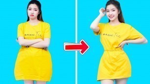 'BEST TRICKS FOR CLOTHES | Easy Clothes Hacks And Fashion Hacks For Girls / Smart DIY Clothing Hacks'