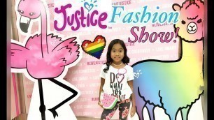 'Justice Instore Fashion Show Event 2018 with Sabriel'