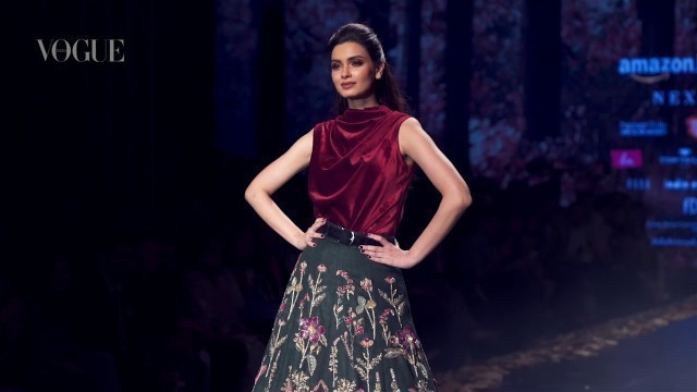 'Diana Penty, Vaani Kapoor walk the ramp at Amazon India Fashion Week A/W 2018 Day 1'