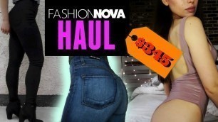 'Fashion Nova HAUL & TRY ON | Jeans, Bodysuits, Tops'