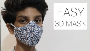 '3D Mask Stitching /Masque facial couture espagnol EMODE'