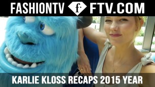 '2015 Recap with Karlie Kloss | FTV.com'