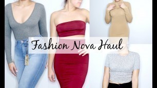 'Fashion Nova Haul 2015 (Try On) | Chelsea Hernandez'