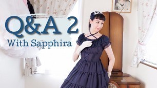 'Q&A with Classic Lolita Sapphira part 2- Lolita Fashion, Music etc'