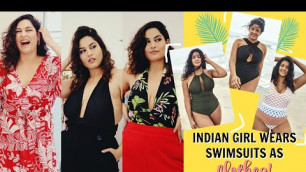 'SWIMSUIT HAUL 2020 | Indian Girl Wears Swimsuits as CLOTHES Ft. Cupshe'