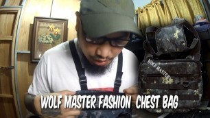 'Lazada / Wolf master Fashion Chest Bag / REVIEW bago kumain'
