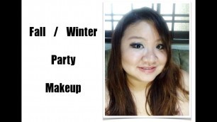 '[Plus Size Style] Fall/Winter 2015 Party Makeup for Monolids / Asian Eyes / Round faces'