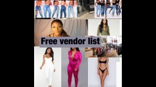 'How to Find Instagram Fashion Nova Wholesale (FREE VENDOR LIST)'