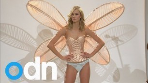 'Victoria\'s Secret Fashion Show preview: Karlie Kloss gets her angel wings fitted'