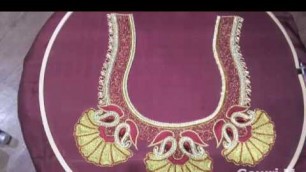 'Latest Blouse Designs 2017 ,designer blouses for sarees,blouses neck designs | Gowri M'