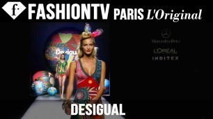 'Desigual ft Alessandra Ambrosio Spring/Summer 2015 | Mercedes-Benz Fashion Week Madrid | FashionTV'
