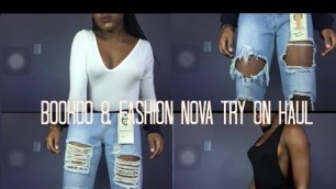 'BOOHOO & FASHION NOVA TRY ON HAUL'