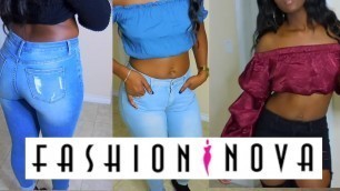 'Fashion Nova Try-on Haul - Jeans Edition | Shannon Marie'