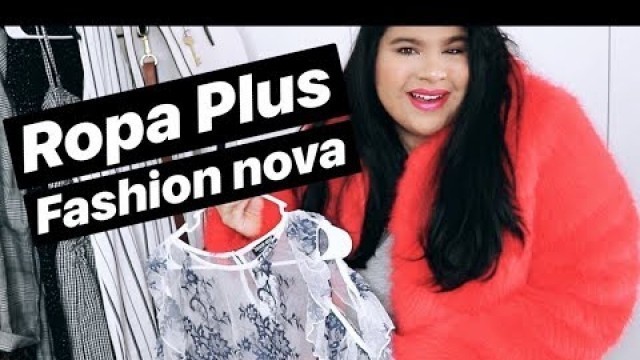 'Haul de Ropa para Chicas Plus Size- Fashion Nova Curve'