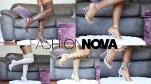 'FashionNova Heels Try-On Haul'