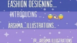 'Introducing #Arshma_illustrations|| #sketching # crafting.....'