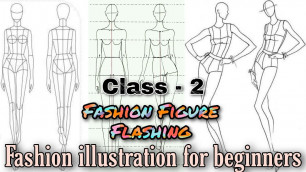 'fashion figure drawing step by step detailed | 10 head fashion figure | fashion figures for beginner'