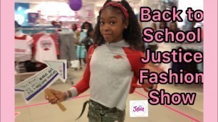 'JUSTICE STORE BACK TO SCHOOL FASHION SHOW 2019'