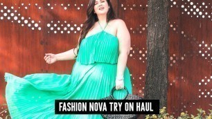 'WILL IT FIT? | My baby bump VS Fashion Nova Curve! PLUS SIZE FASHION TRY ON HAUL | Sometimes Glam'