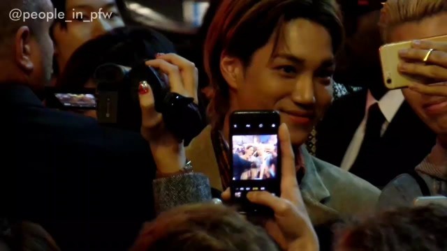 'Kai 카이 / Kim Jong-in from EXO - Exit from Gucci fashion show in Paris - 24.09.2018'