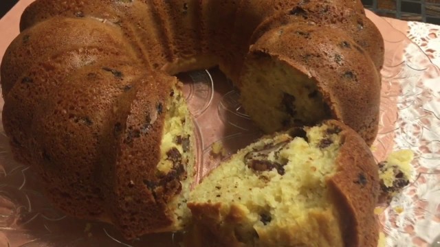 'Original Raisin&Walnut mix Pound Cake Recipe'