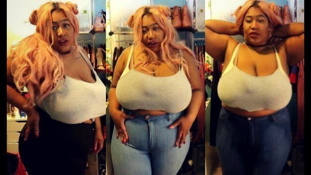 'Fashion Nova Curve Jean Try-On Haul || Plus Size Fashion'