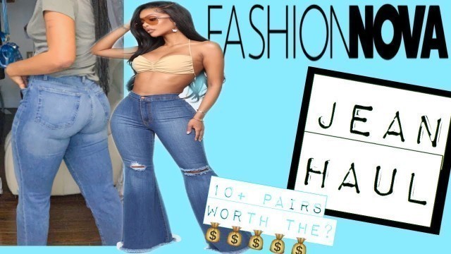 'FASHION NOVA JEAN HAUL | SIZE 5 & 7 | #fashionnova #tallgirledition'