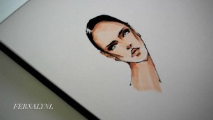 'Faces in Fashion Illustration #1'