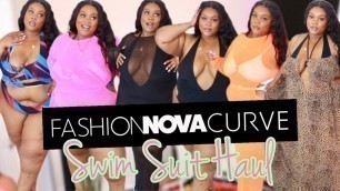 'FASHION NOVA CURVE SWIMSUIT TRY ON HAUL! *WE OUTSIDE THIS SUMMER!* | PLUS SIZE TRY ON HAUL'